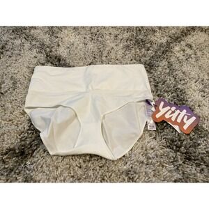 Yitty Womens Nearly Naked Shaping High Waist Brief Very Peri White 1X/2X‎ $39.95